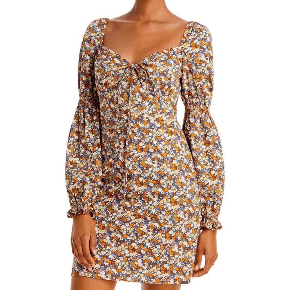 COPY - Bardot VINTAGE FLORAL Women's Clarissa Mini Floral MIDI Dress